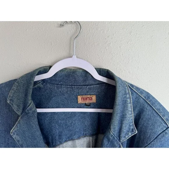 Vintage Frontier Collection Men's Denim Coat - Picture 11 of 13